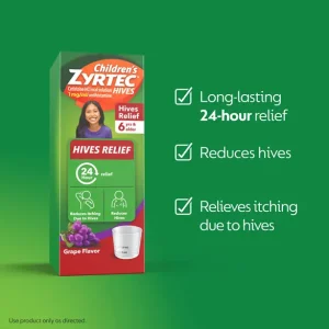 Children's ZYRTEC® Hives Relief Syrup with Cetirizine HCl