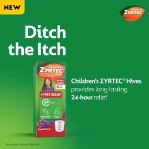 Children's ZYRTEC® Hives Relief Syrup with Cetirizine HCl