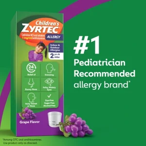 Children’s ZYRTEC® Allergy Relief Syrup with Cetirizine HCl