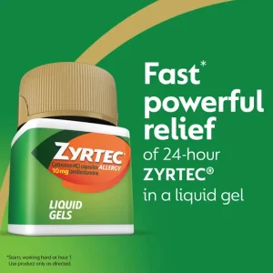 ZYRTEC® Liquid Gels with 10 mg Cetirizine HCl