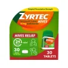 ZYRTEC® Hives Relief Medicine Tablets with 10 mg Cetirizine HCl Antihistamine