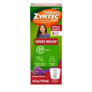 Children's ZYRTEC® Hives Relief Syrup with Cetirizine HCl