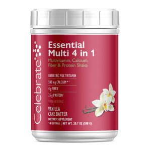 Essential Multi 4 in 1 Multivitamin Protein Powder with Calcium & Fiber