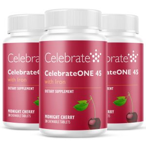 CelebrateONE 45 Once Daily Bariatric Chewable Multivitamin with Iron