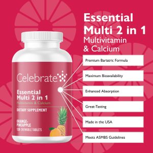 Essential Multi 2 in 1 Chewable Multivitamin with Calcium