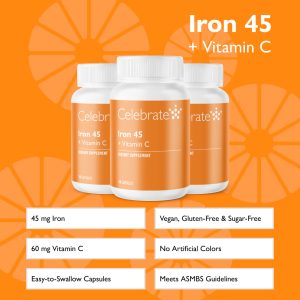 Iron 45 mg + Vitamin C Capsules