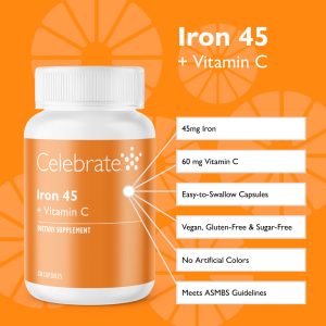 Iron 45 mg + Vitamin C Capsules