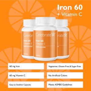 Iron 60 mg + Vitamin C Capsules