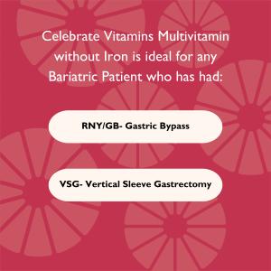 Bariatric Multivitamin Capsules. Iron-Free