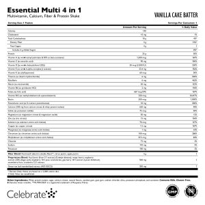 Essential Multi 4 in 1 Multivitamin Protein Powder with Calcium & Fiber