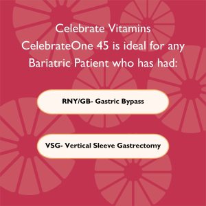 CelebrateONE 45 Once Daily Bariatric Chewable Multivitamin with Iron